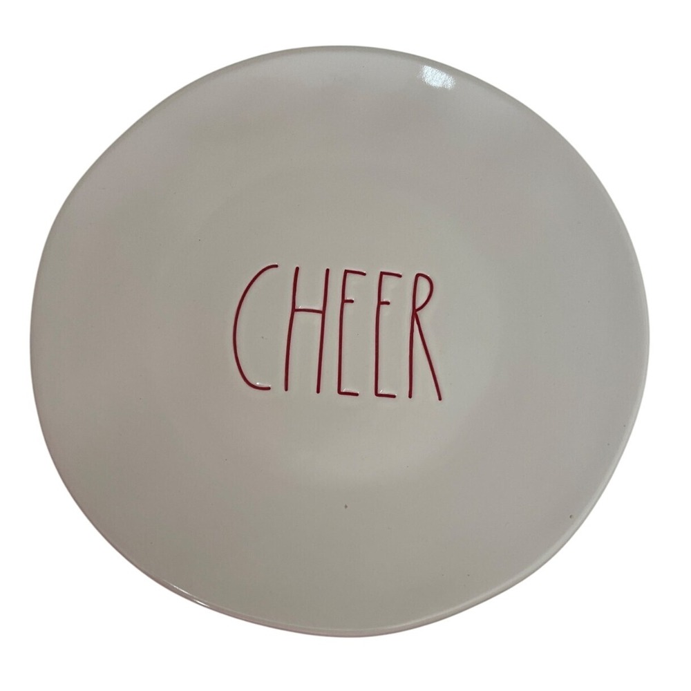 Rae Dunn Christmas 11" "Cheer" Plate